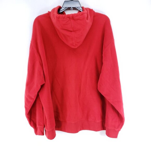 Athletech Hooded Fleece Sweatshirt Men's Size 3XL Red - Picture 3 of 7